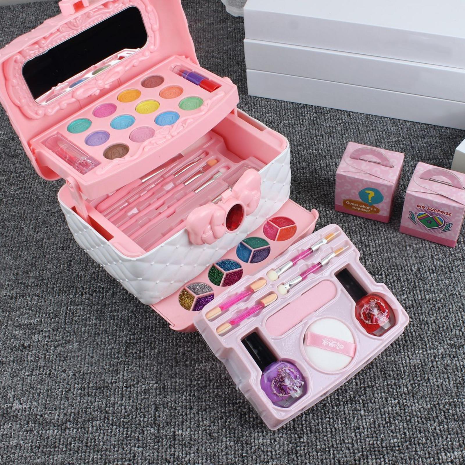 Cosmetic Toy with Mirror Washable Makeup Set Toy for Children Toddlers Gifts