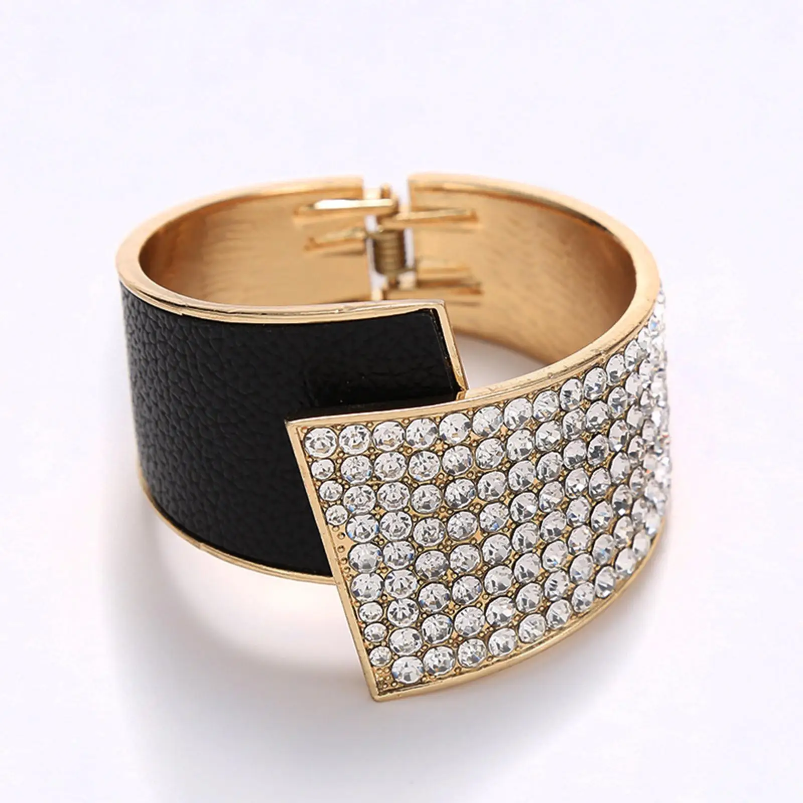 Asymmetric Alloy Open Bracelet Cuff Bracelet Wrist Bangle for Birthday Gifts