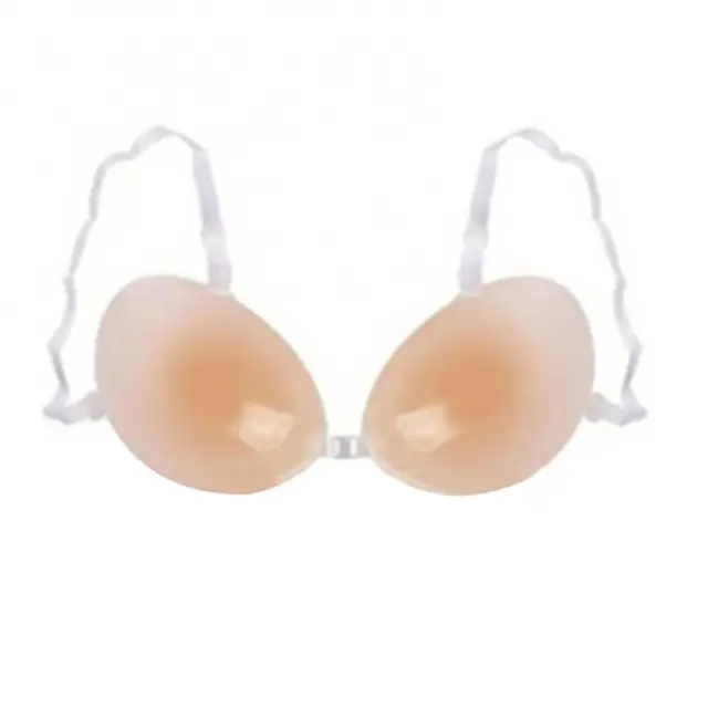 Bikini Invisible Bra Nipple Cover Silicone Push Up Bra For Wedding Party  Sticky Accessories With Transparent Straps Bralette Cup - Intimates  Accessories - AliExpress