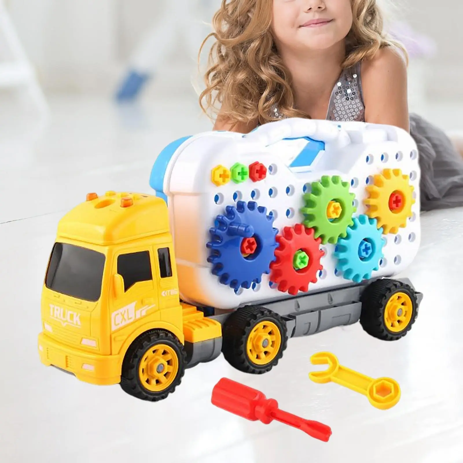 236 Pieces Electric Drill Set Drilling Screw Building Bricks Toys for Toddlers Kids