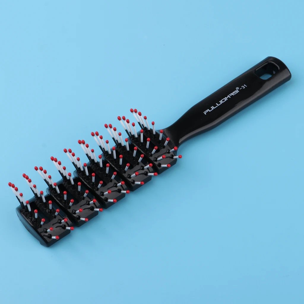 1pc Styling Hairbrush Anti Massage Detangling Thick Hair Comb Vented Brush Wet Ribs Hair Brush Hairstyle Tool for Men / Women