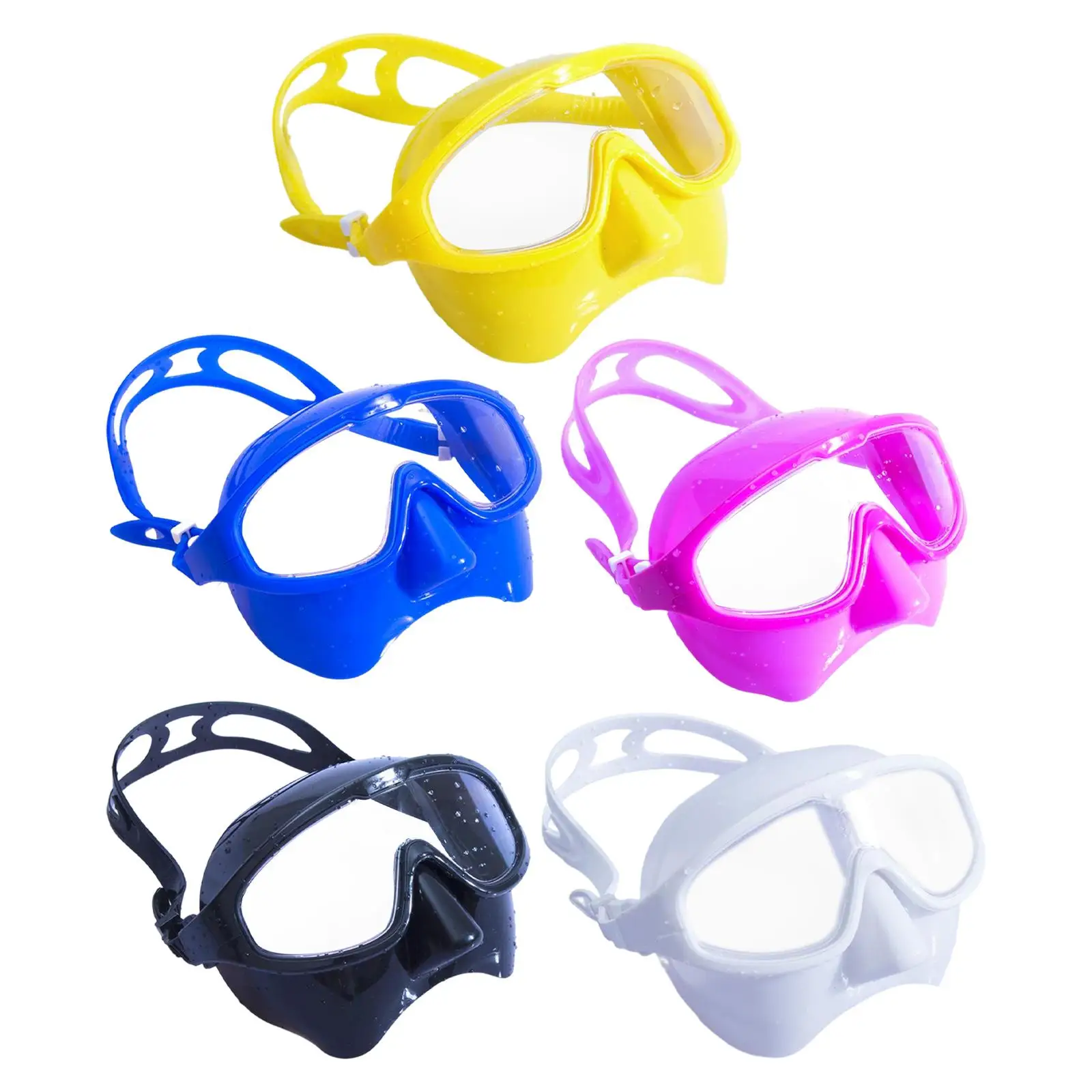 Scuba Diving Mask Anti Fog Pool Flexible Eyewear Accessories Snorkel Goggles