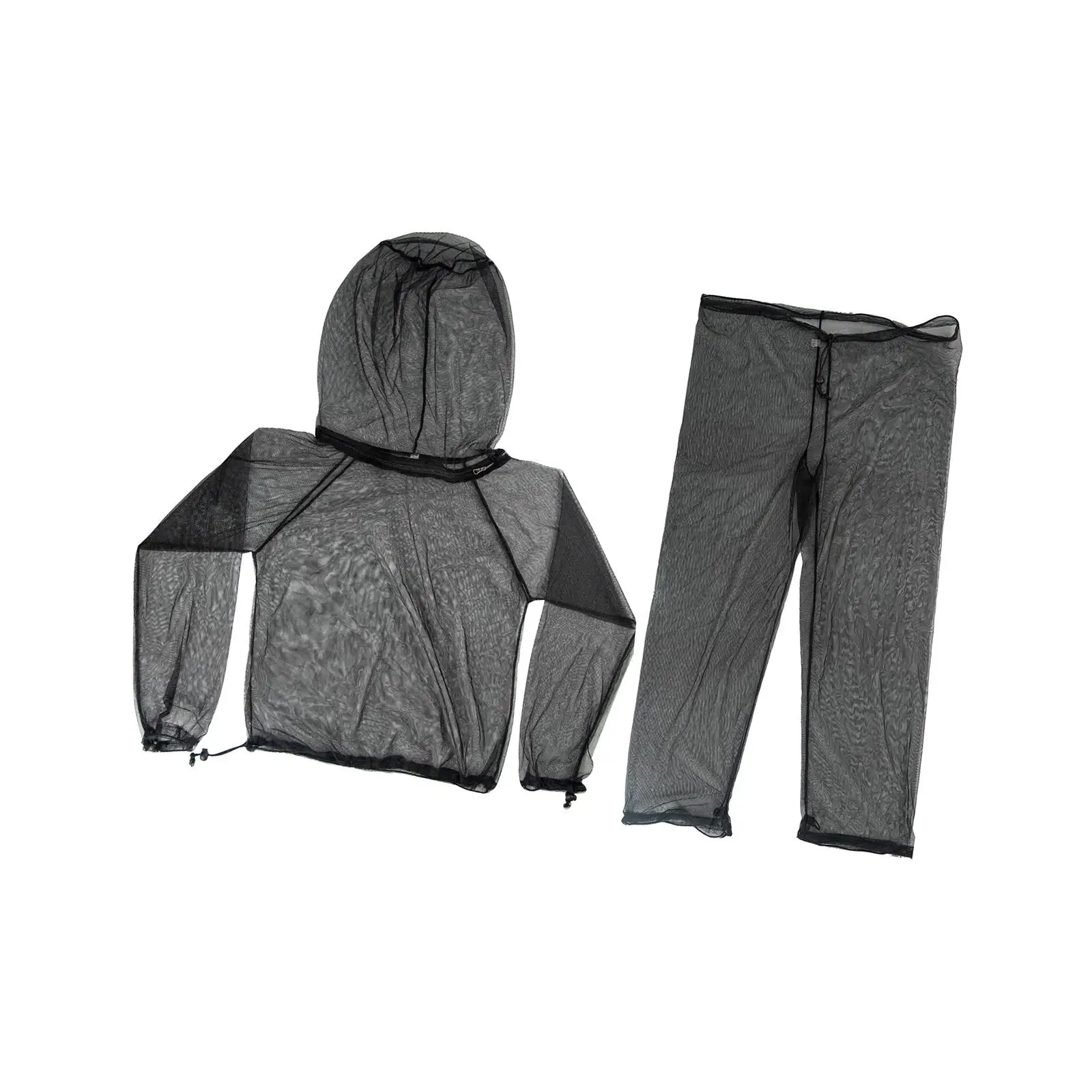 Mosquito Net Suit with Clothing Jacket Hood Pants Fishing Suit for