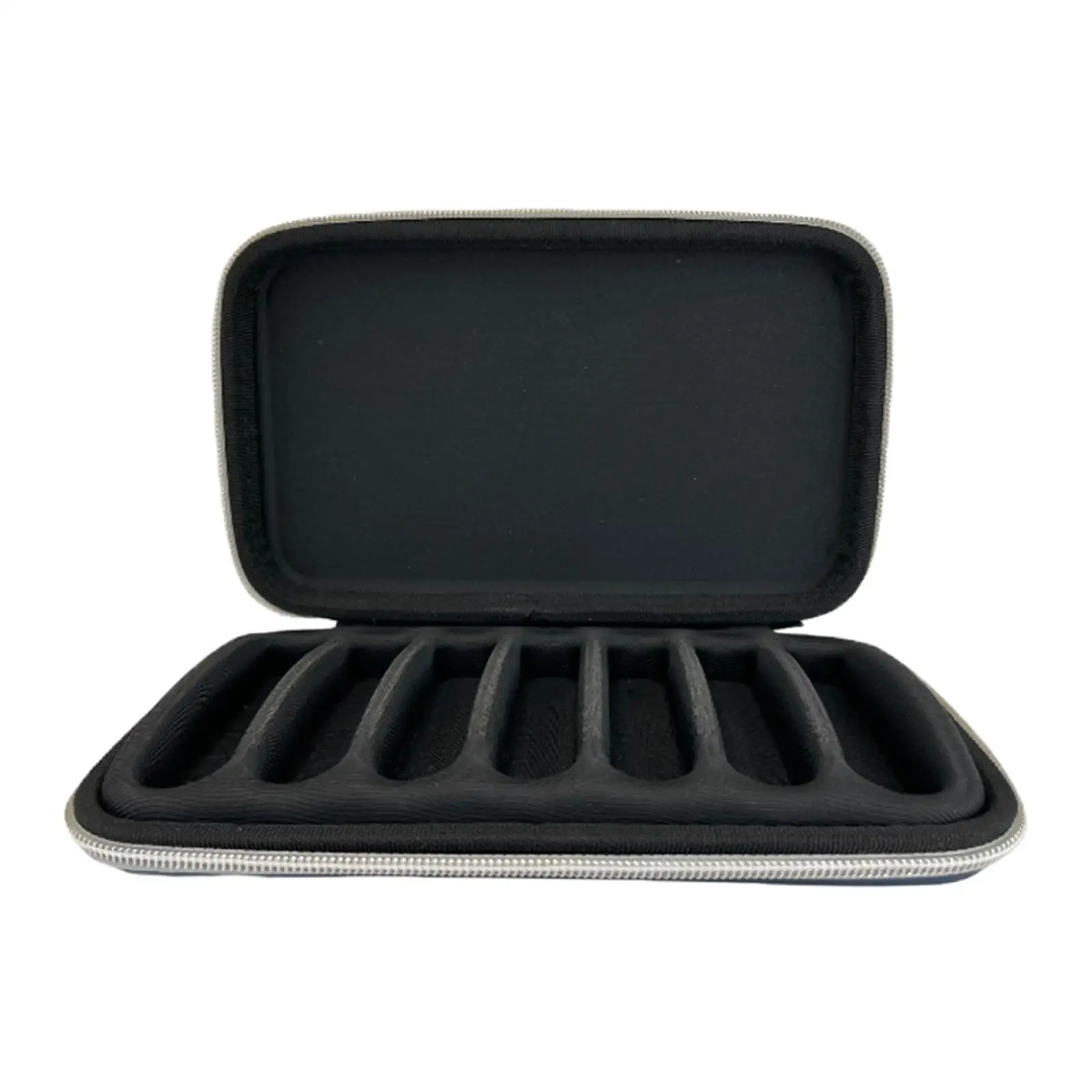 Tooyful Portable EVA 10 Holes Harmonica Storage Case Bag Mouth Organ Box Container Black - Hold 7pcs Harmonicas