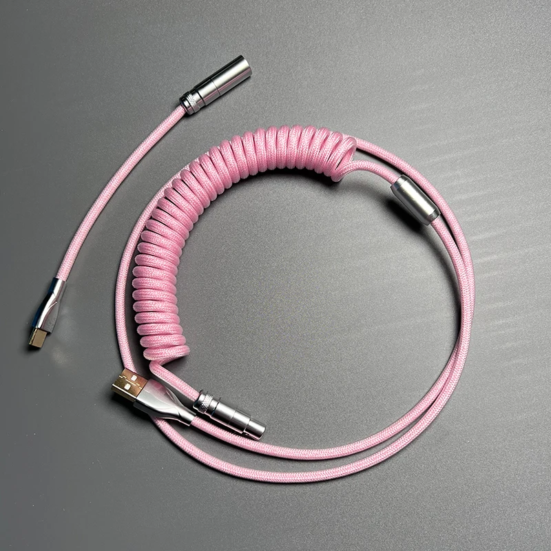 Hand-made Customized Keyboard Cable Aviation Plug Data Cable Type-C Mini Mirco To USB Connector For gaming keyboard keyboard for multiple computers