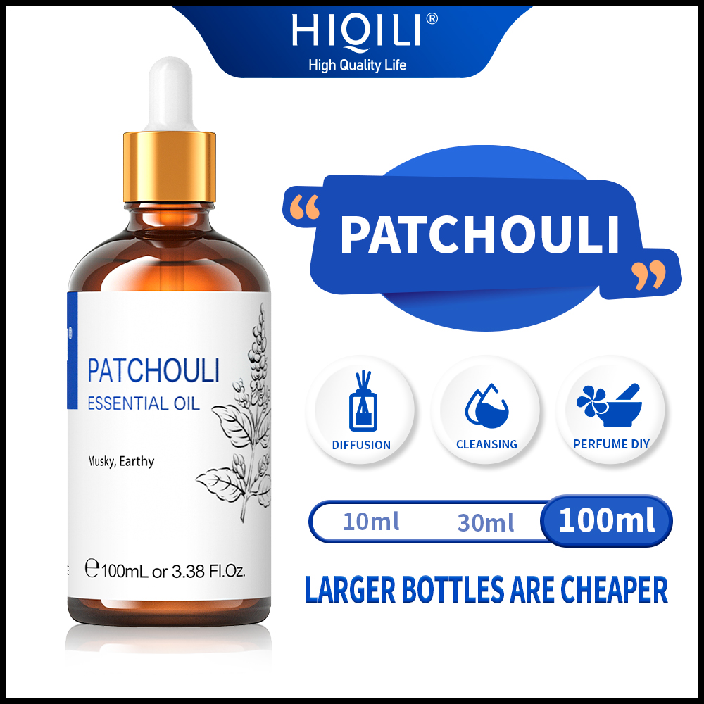 Best of HIQILI 100ML Patchouli Essential Oils, 100% Pure Nature For Aromatherapy Used For Diffuser, Humidifier, Massage Boost Immunity Reviews & Tips