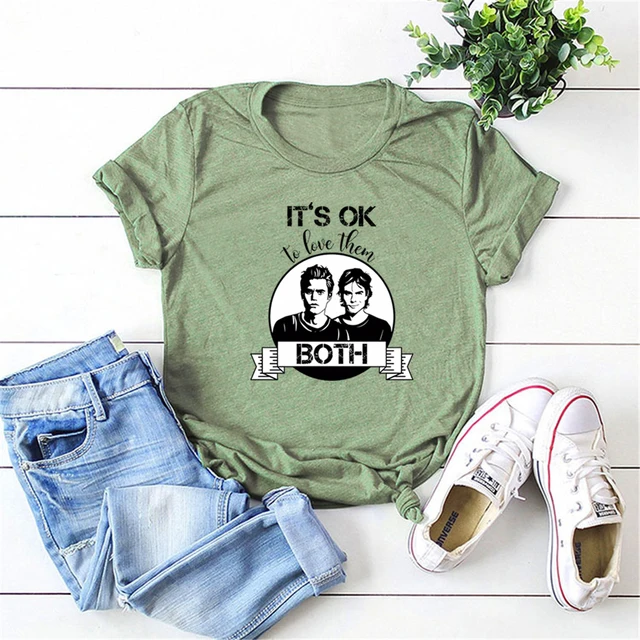 Comer, dormir, assistir tvd, repetir {completa} t camisa 100% puro algodão  comer sono assistir repetição fangirl fanboy tv mostrar stelena - AliExpress