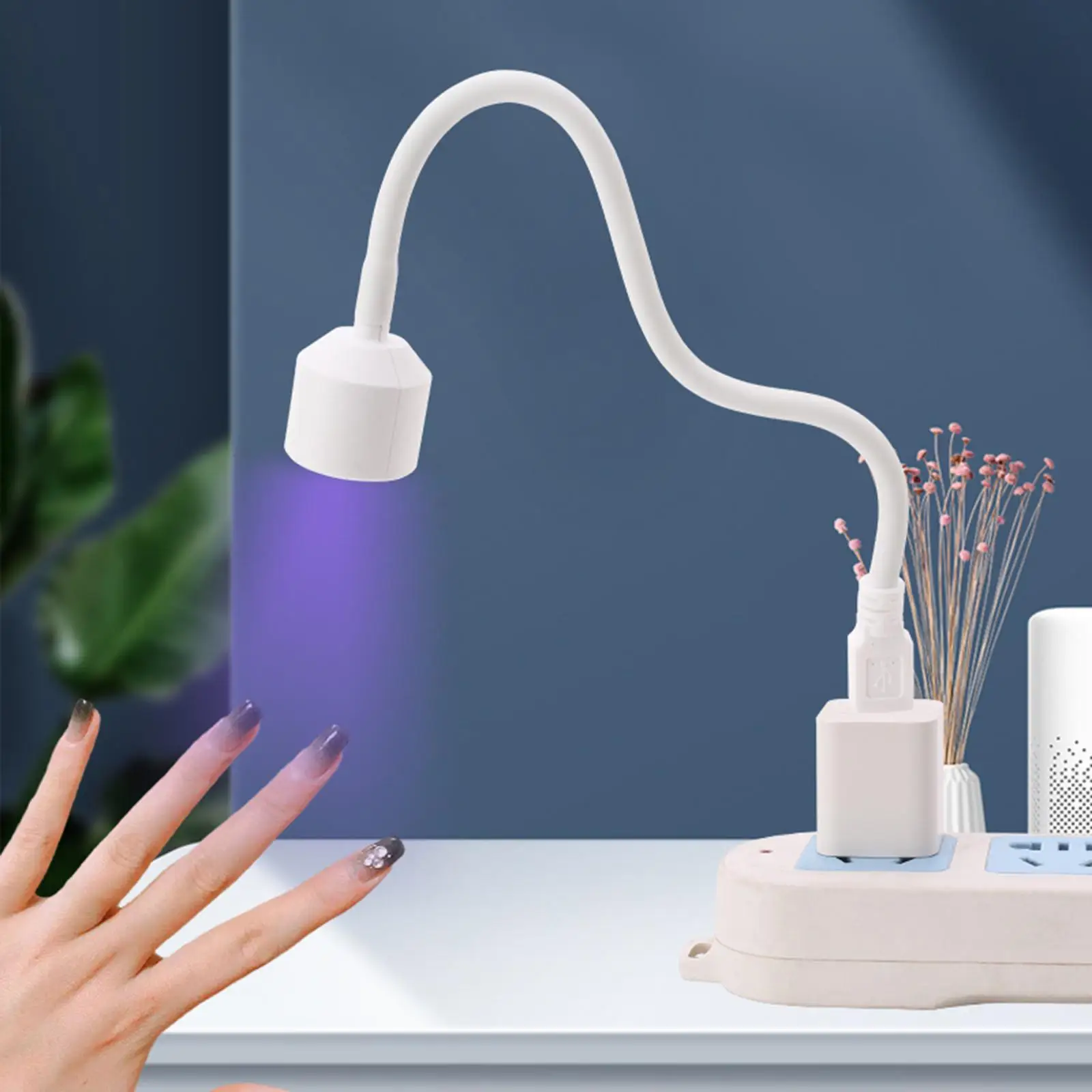 6W USB Nail Baking Lamp LED Portable for Nail Gel Polish DIY Single Finger Nail Art Tool For Gel Polish Manicure Equipment