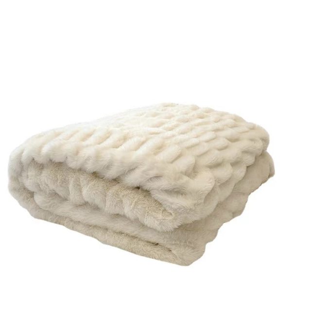 High-end Tuscan Imitation Fur Blanket for Winter Warm Blankets for