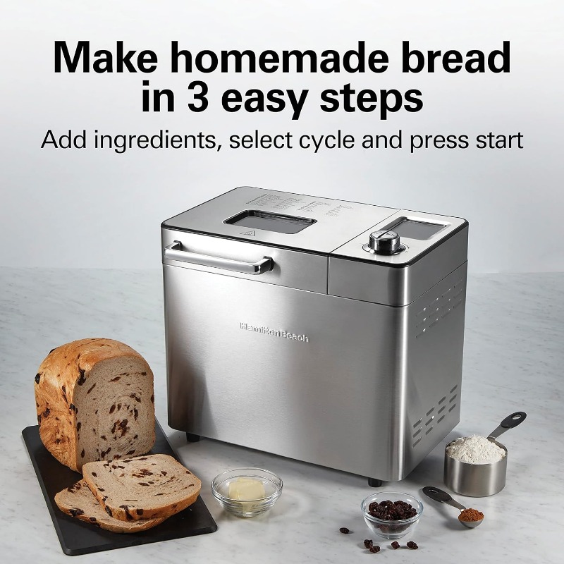 Title 3, Premium Dough & Bread Maker Machine with Auto F...