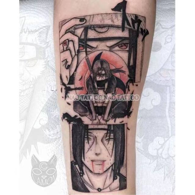 Tatuagem Temporária Anime Ninja Dagger, Transferência Dos Desenhos  Animados, Tatuagem De Suco De Ervas, Arte Corporal, Adesivo Falso  Impermeável para Mulheres e Homens - AliExpress