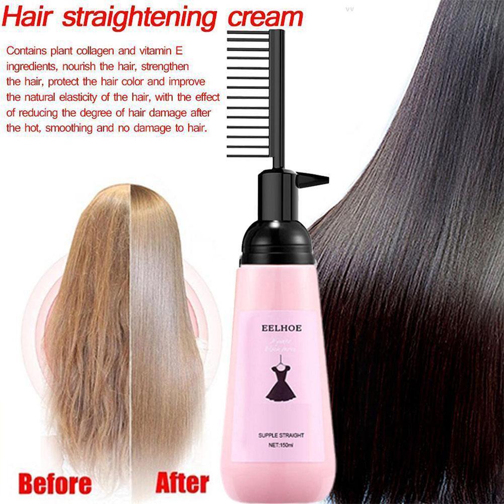 Best of 120ml Hair Straightener Cream Keratin Comb Type Hair Straightening Treatment For Frizzy And Dry Solution Permanent Hair Care Reviews & Tips