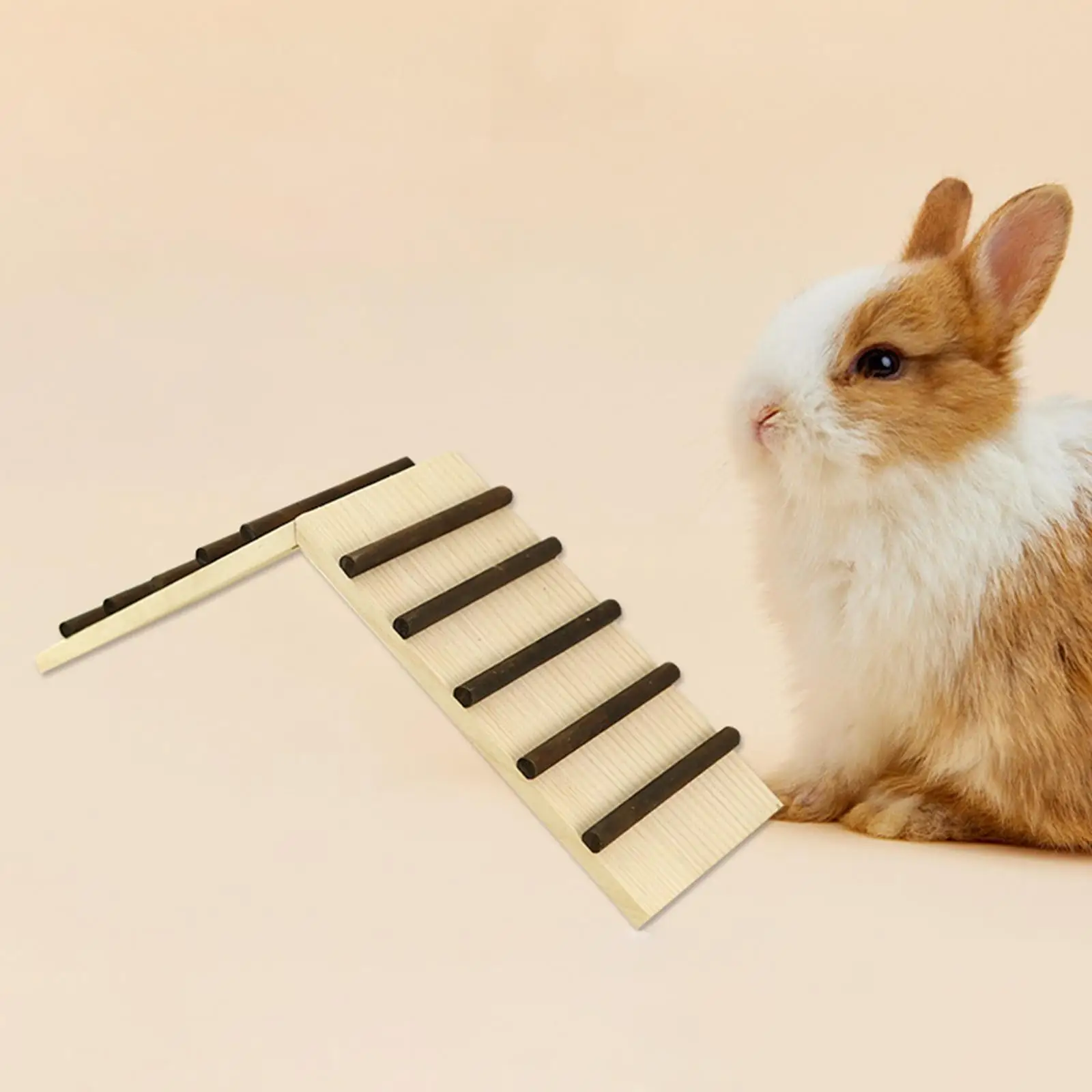 Hamster Climbing Bridge Climbing Ladder for Pets Rabbit Wood Bridge Small Animal Wooden Ramp for