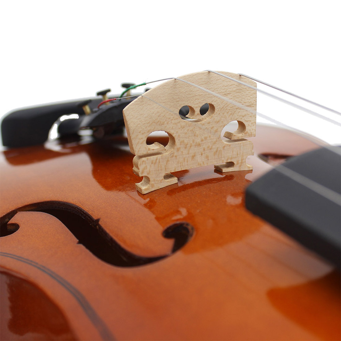 Title 16, IRIN 4/4 3/4 1/2 1/4 1/8 Violin Solid Wood Viol...