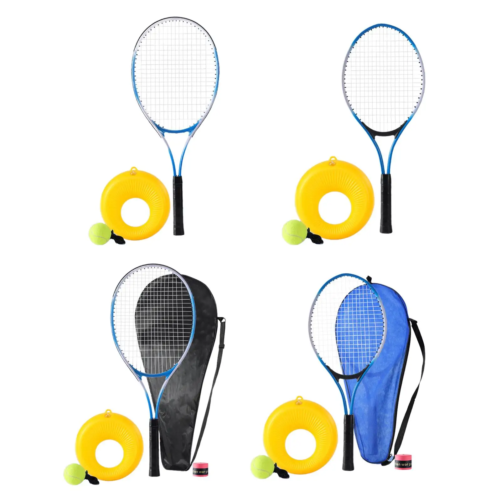 Self Practice Tennis Racket Professionals Beginners Indoor Outdoor Practical Yard Tool Solo Training Tennis Trainer Return Ball