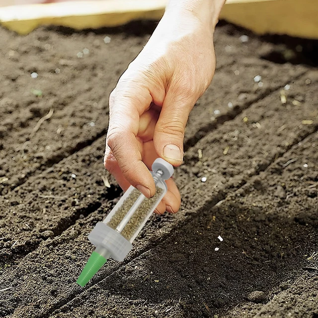 Spalmatore di semi tenuto in mano giardinaggio seminatrice portatile  piccola seminatrice manuale applicatore di fertilizzante per campo di semi  di prato 1.5L manuale