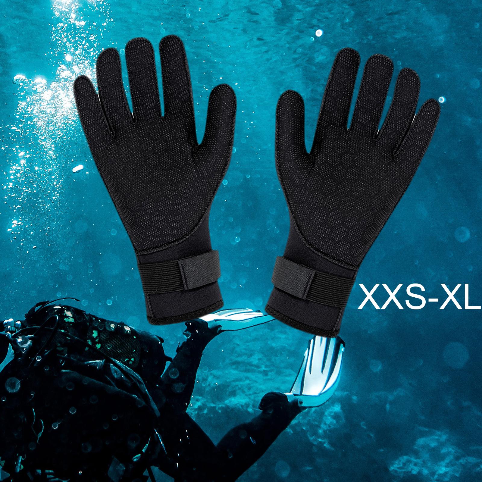 Scuba Diving Gloves Wetsuit Gloves Thermal 3mm Neoprene Gloves Water Gloves Swimming Glove for Men Women Kayaking Canoe Surfing