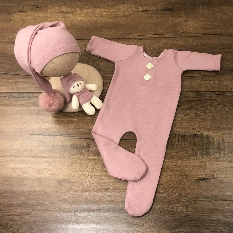 mês newborn fotografia adereços bebê menino menina macacão bodysuits crochê outfit tiro foto adereços roupas acessórios