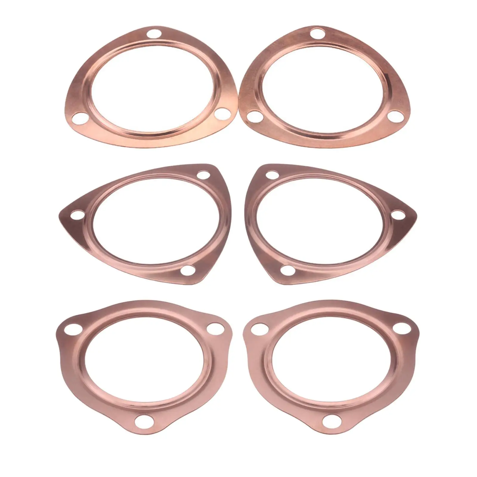 Copper Collector Gasket Anti Scratch Wear Resisting Anti Strike for Sbc 302 350 454 Car Direct Replaces Spare Parts