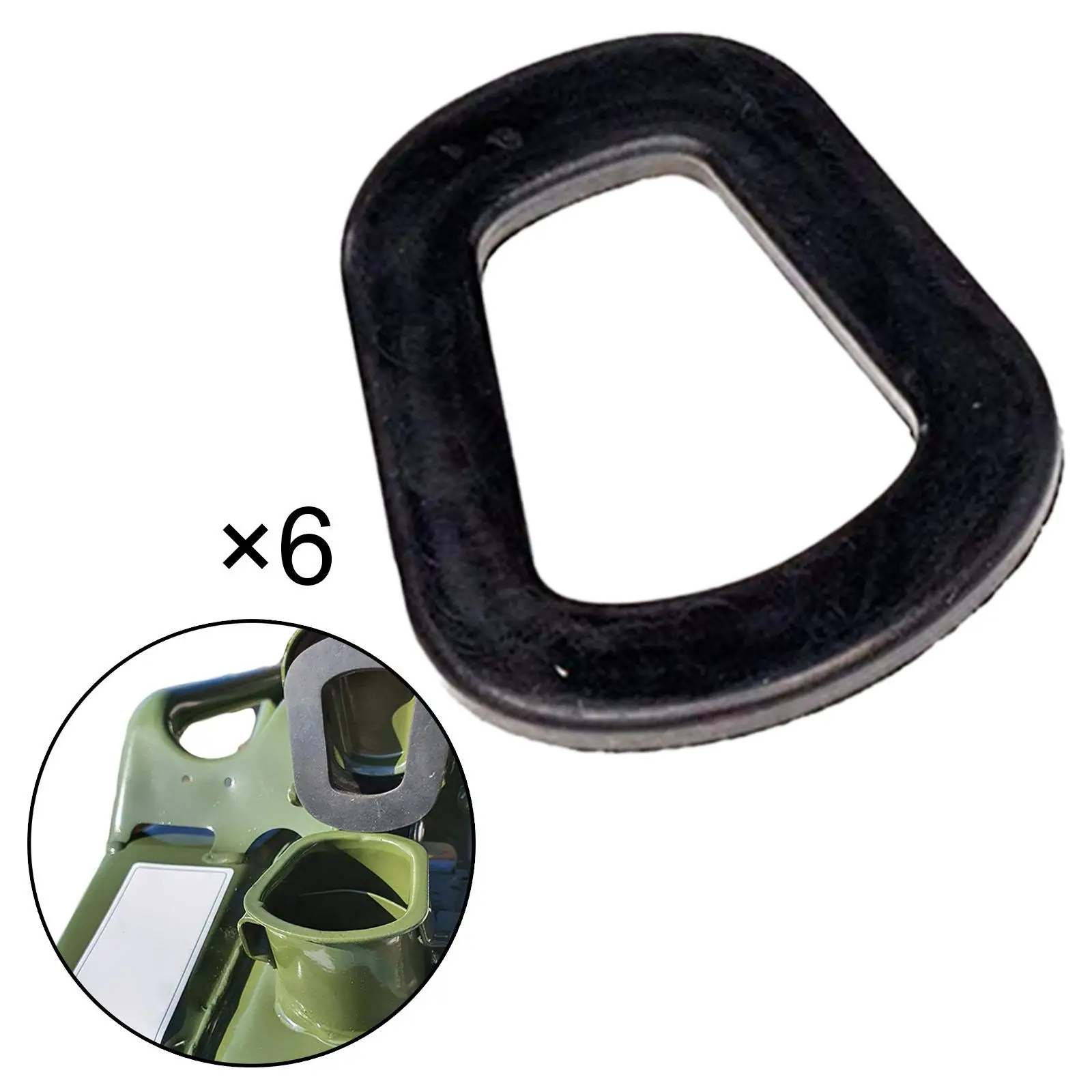 6Pcs Seal Ring Universal Engine  Rubber for Motorcycle Automotive