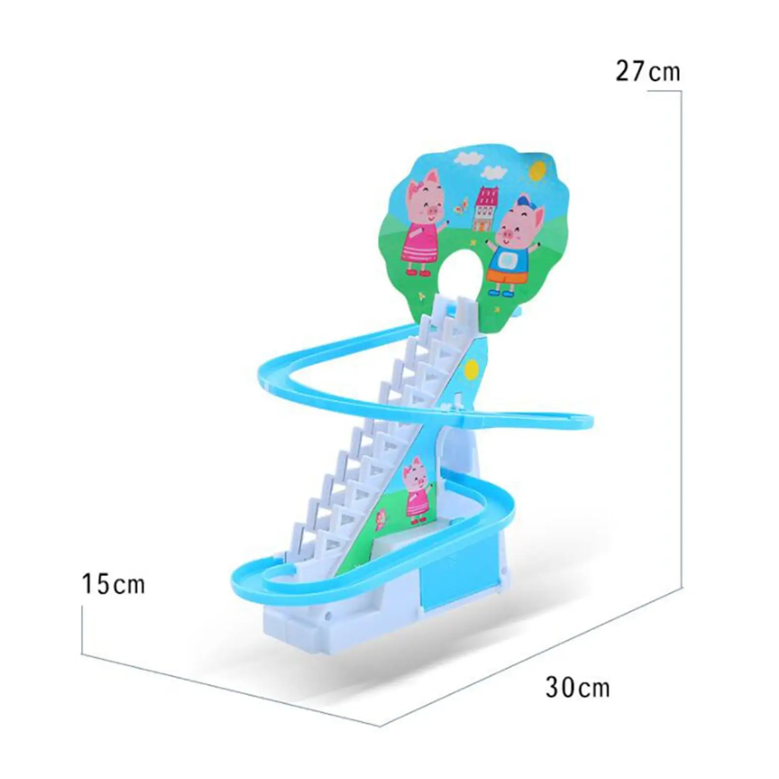  Toys Race  Stairs Playful Roller Coaster with Music Light Small  Climbing Stairs Toy , 