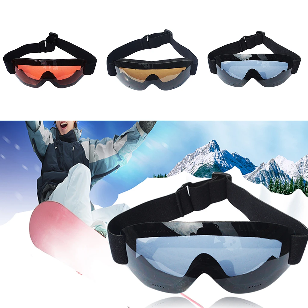 Anti fog Dust Wind Ski Snow Goggles Ski Sunglasses Glasses