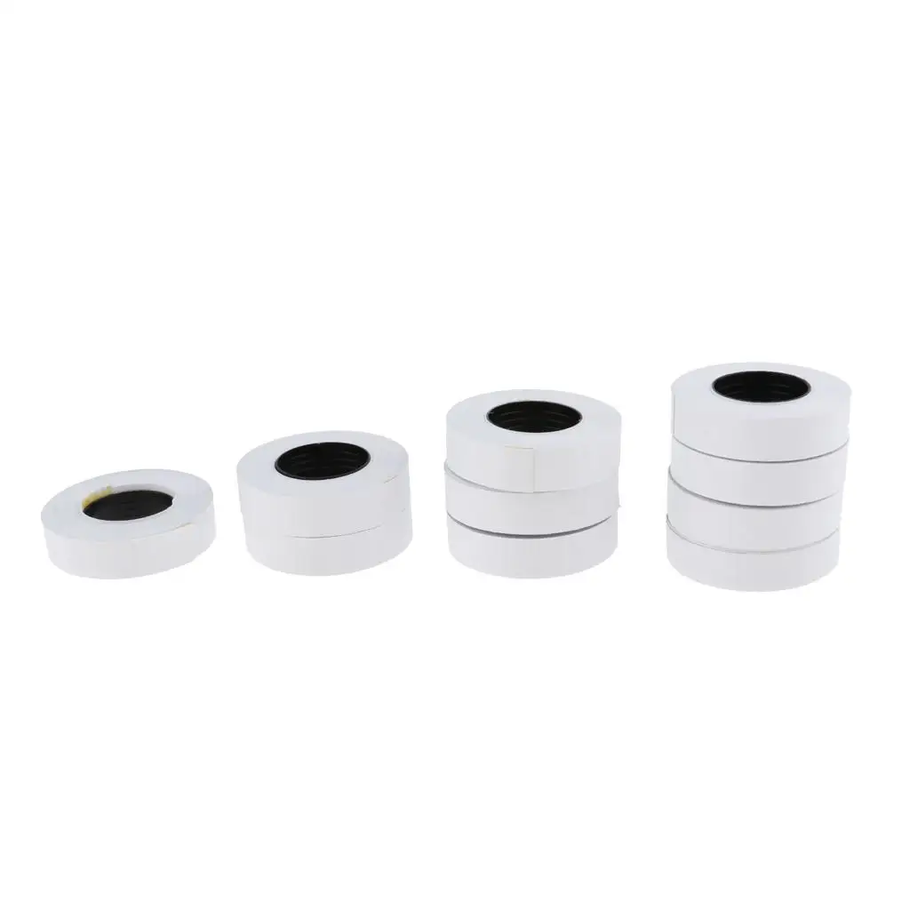 10 Rolls 5000 Pieces of Label Paper for6600 Price Labeller