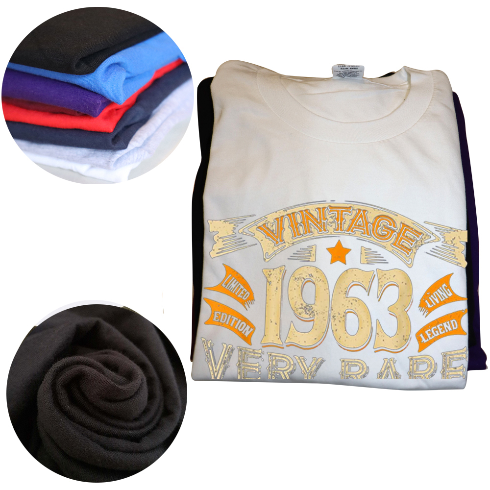Euro Unisex Made in 1963 63 Years of Being Awesome 63th Birthday Vintage Kleidung T-Shirt Casual Streetwear T-Shirt Tops Sommer – Detail 4
