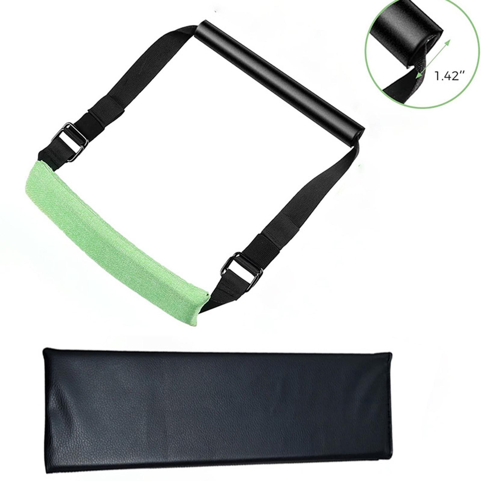 Sit Up Assistant Ab Leg Exercise with Foldling Pad Door Anchor Padded Foot Holder Abdominal Fitness Hamstring Strap Set