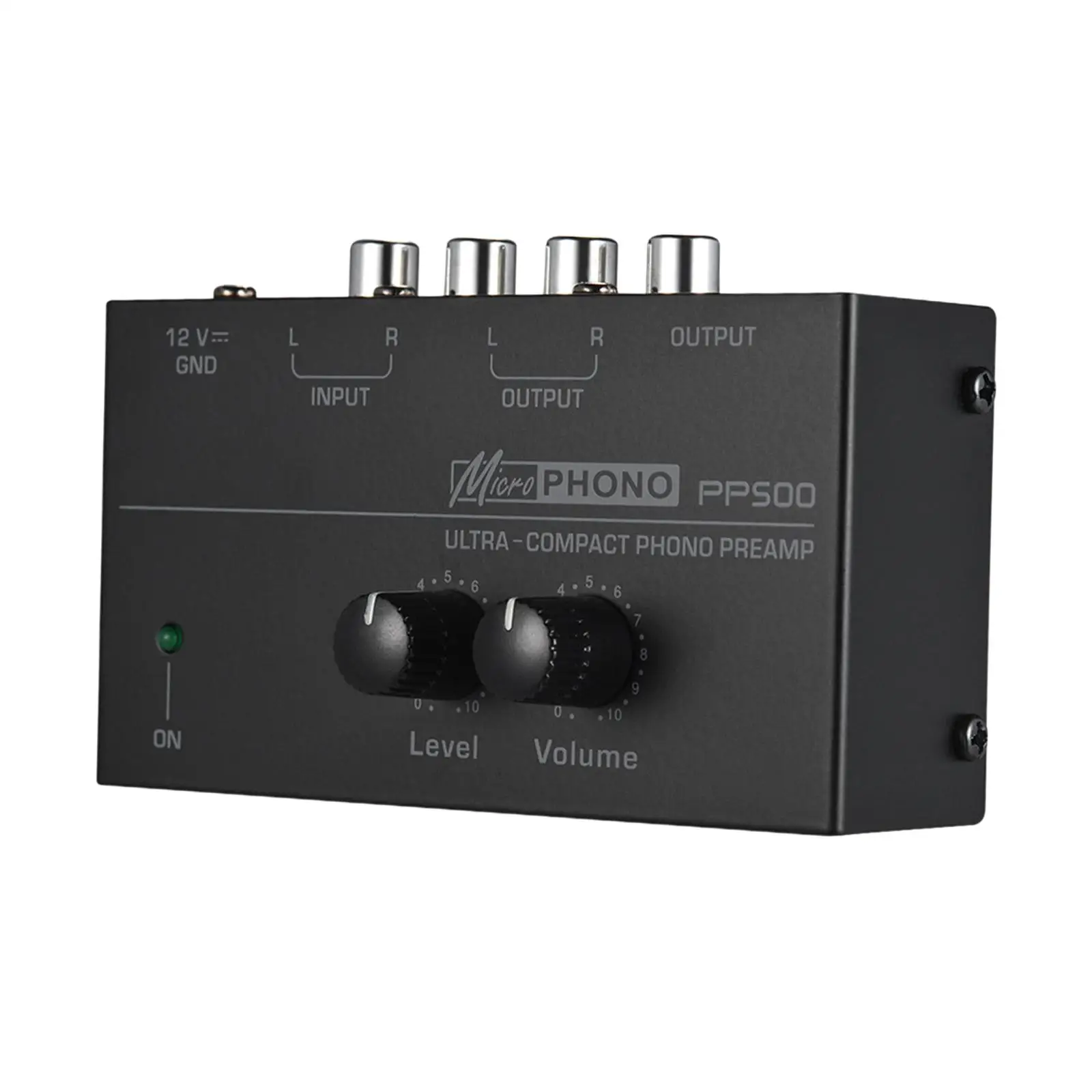 PP500 Phono Turntable Preamp Independent Knob Control with Level Volume Control Amplifier
