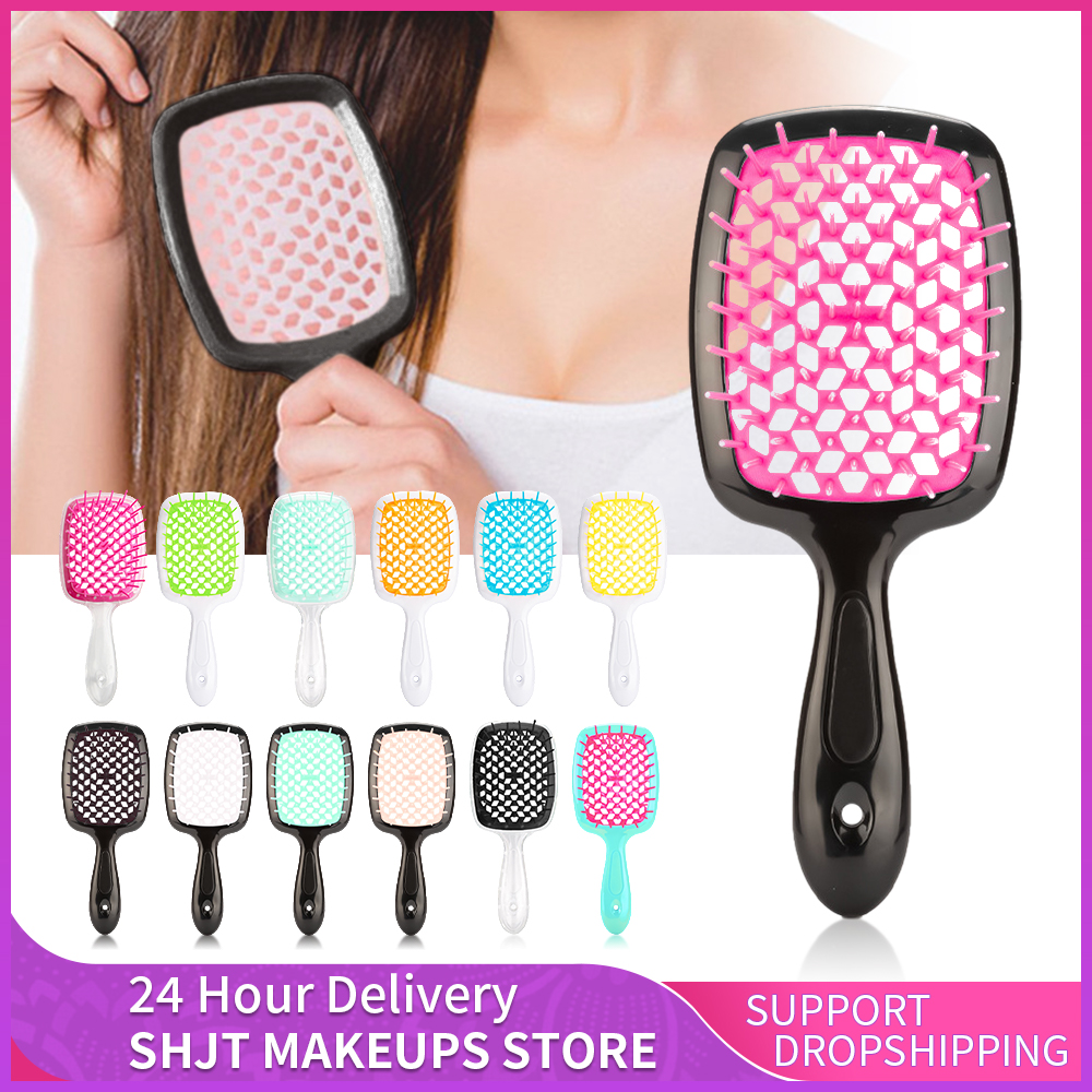 Best of Mesh Wide Teeth Air Cushion Comb Pro Salon Hair Care Styling Tool Anti Tangle Anti-static Hairbrush Head Comb Hairdressing Tools Reviews & Tips