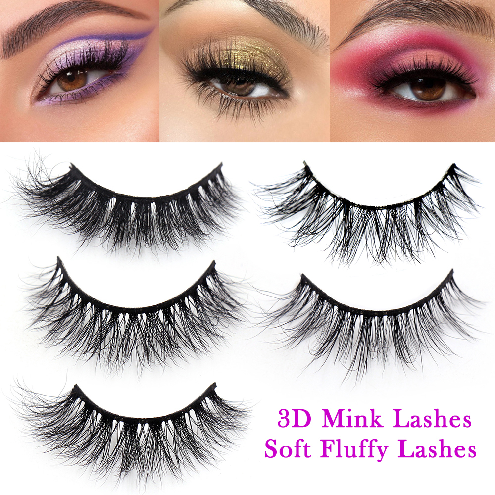 Best of LEHUAMAO 3D Mink Eyelash Fluffy Cross Thick Natural Fake Eyelashes Lashes Dramatic Makeup Eye Lashes Handmade False Eyelash Reviews & Tips - Image 2