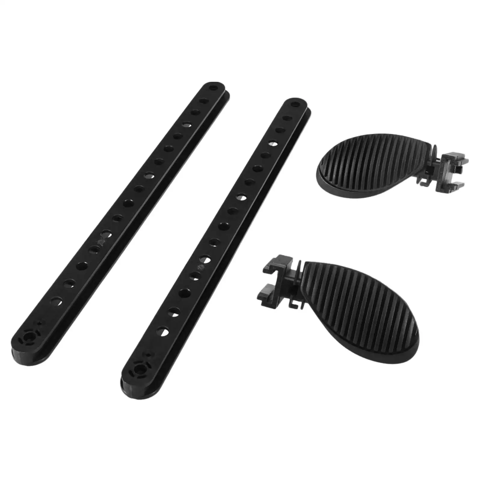 2x Kayak Foot Pegs Foot Portable Footboard Pedal for Canoe