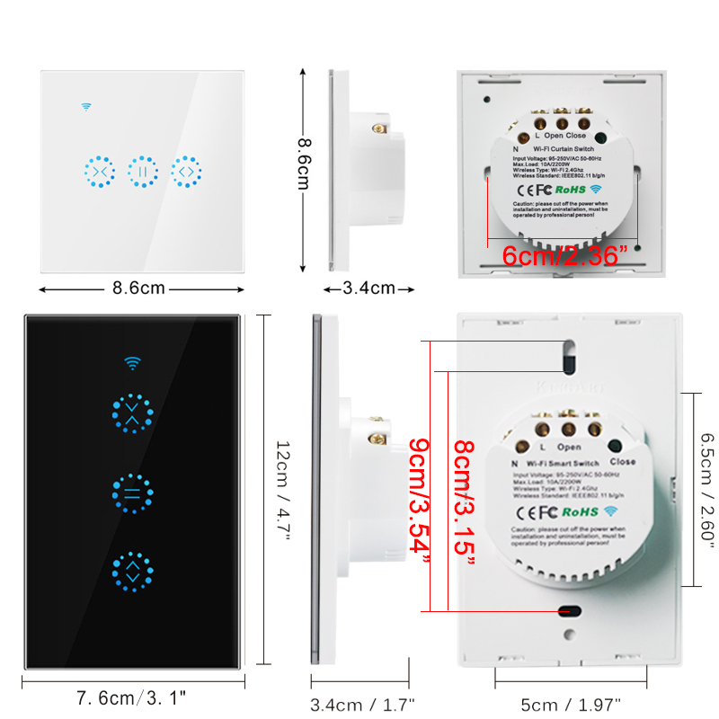 sistema de controle automático de cortina