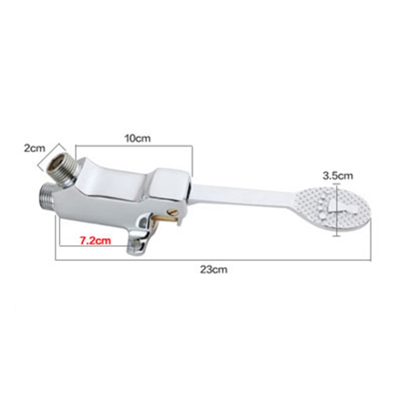 torneira da bacia pedal interruptor de controle pé pedal água peças reposição para cozinha banheiro lavandaria rv bar