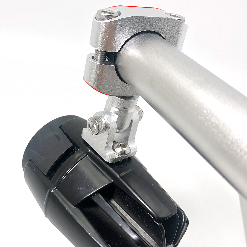 1 Stück Motorrad Nebelscheinwerfer Halterungen LED-Leuchten Halterung Zusatzscheinwerfer für BMW R 1200 GS LC ADV R 1250 GS Adventure 2014-2022 – Detail 5