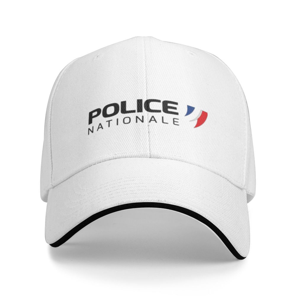Sommer kappe Sonnenblende französische National polizei Hip Hop Caps Cowboyhut Schirmmüte – Detail 2