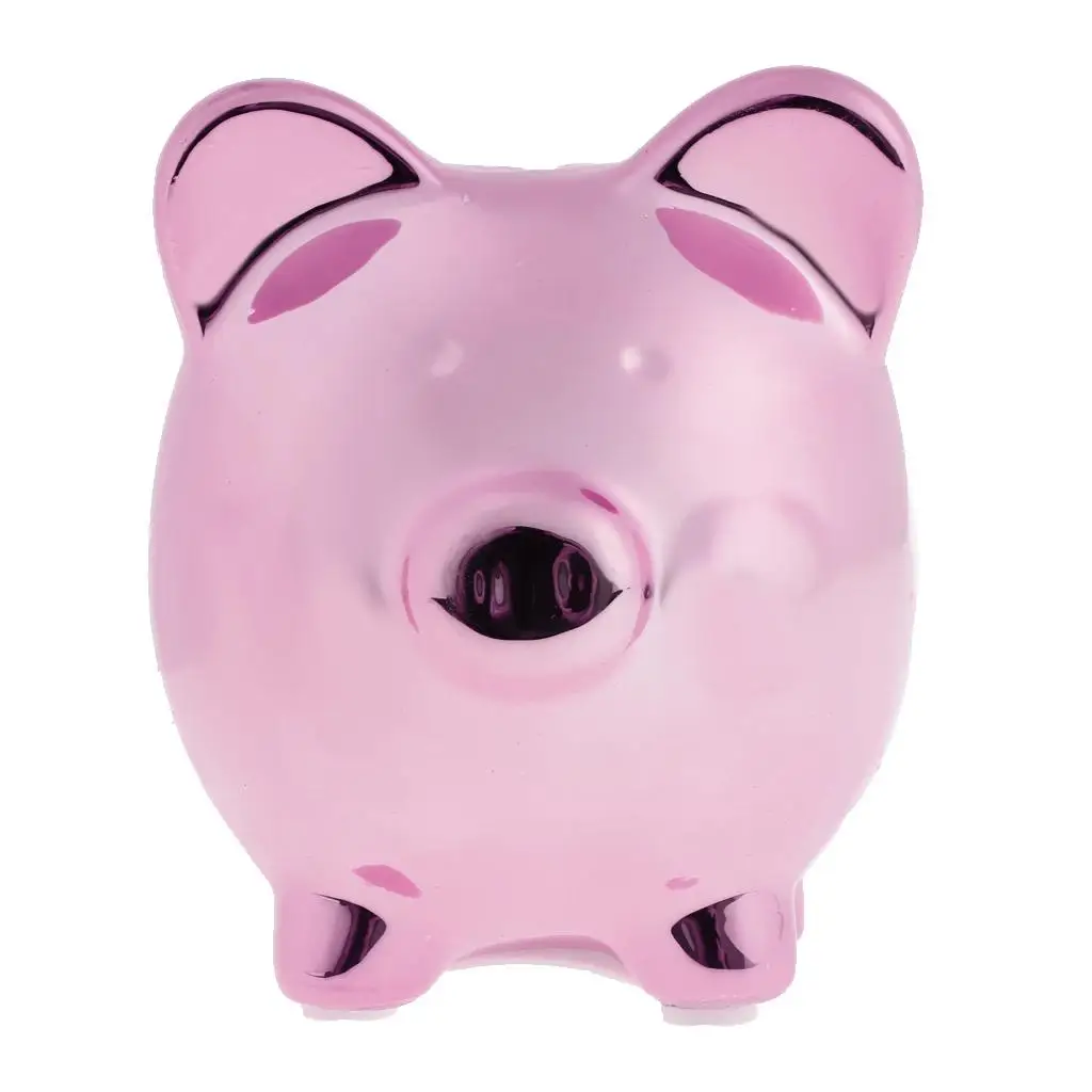Ceramic Money Box Pots Savings Fund Save Coins Piggy Bank for Children