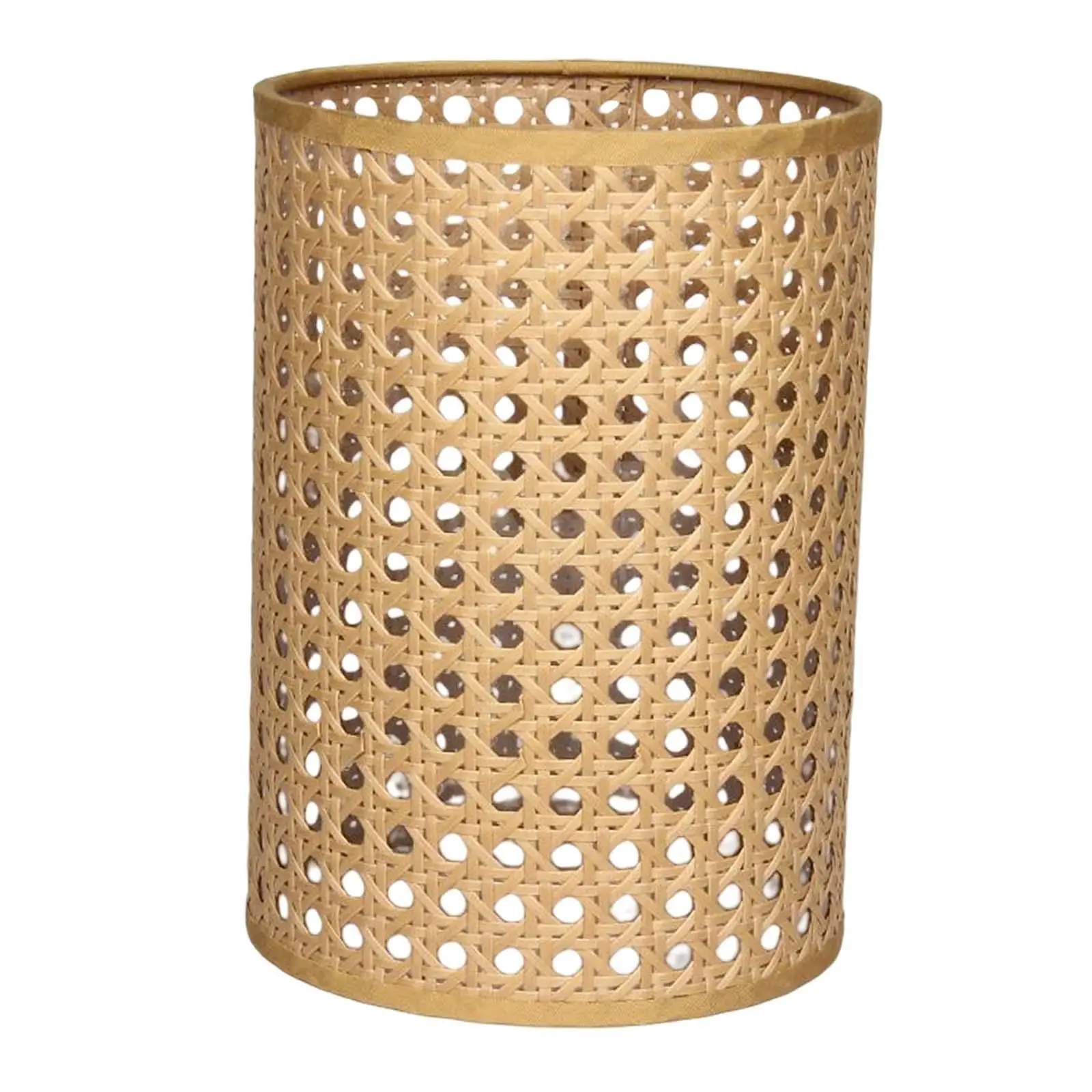 Classic Rattan Lamp Shade Ceiling Light Cover Chandelier Hanging Lantern Lampshade for Living Room Dorm Home Bedroom Decoration