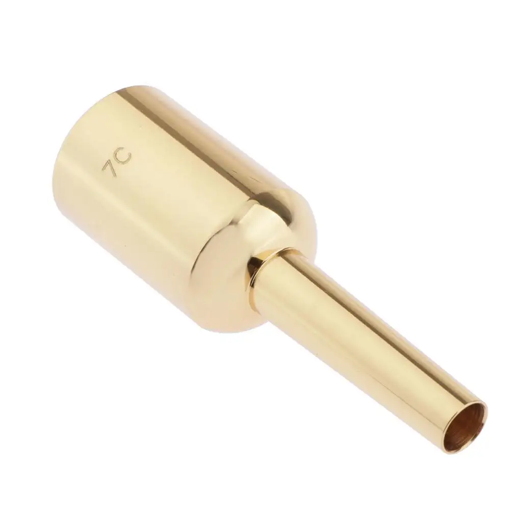 Heavy Duty Trumpet Mouthpiece 7 Golden/Instrument Accessories