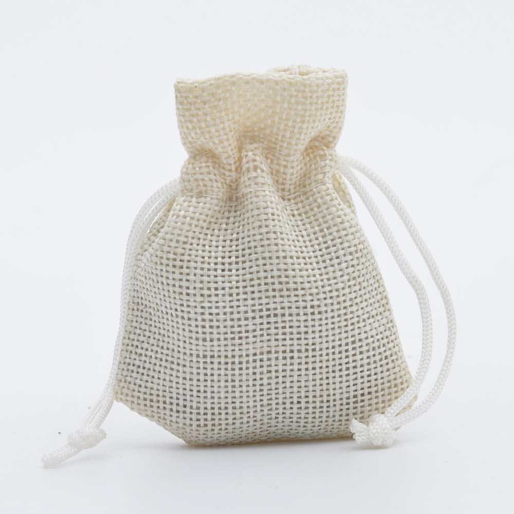 5 Stück Multisize Jute Sackleinen Leinen Kordelzug Tasche Weihnachten Halloween Geschenktüten Hochzeit Geburtstag Party Süßigkeiten Schokolade Verpackungsbeutel – Detail 14