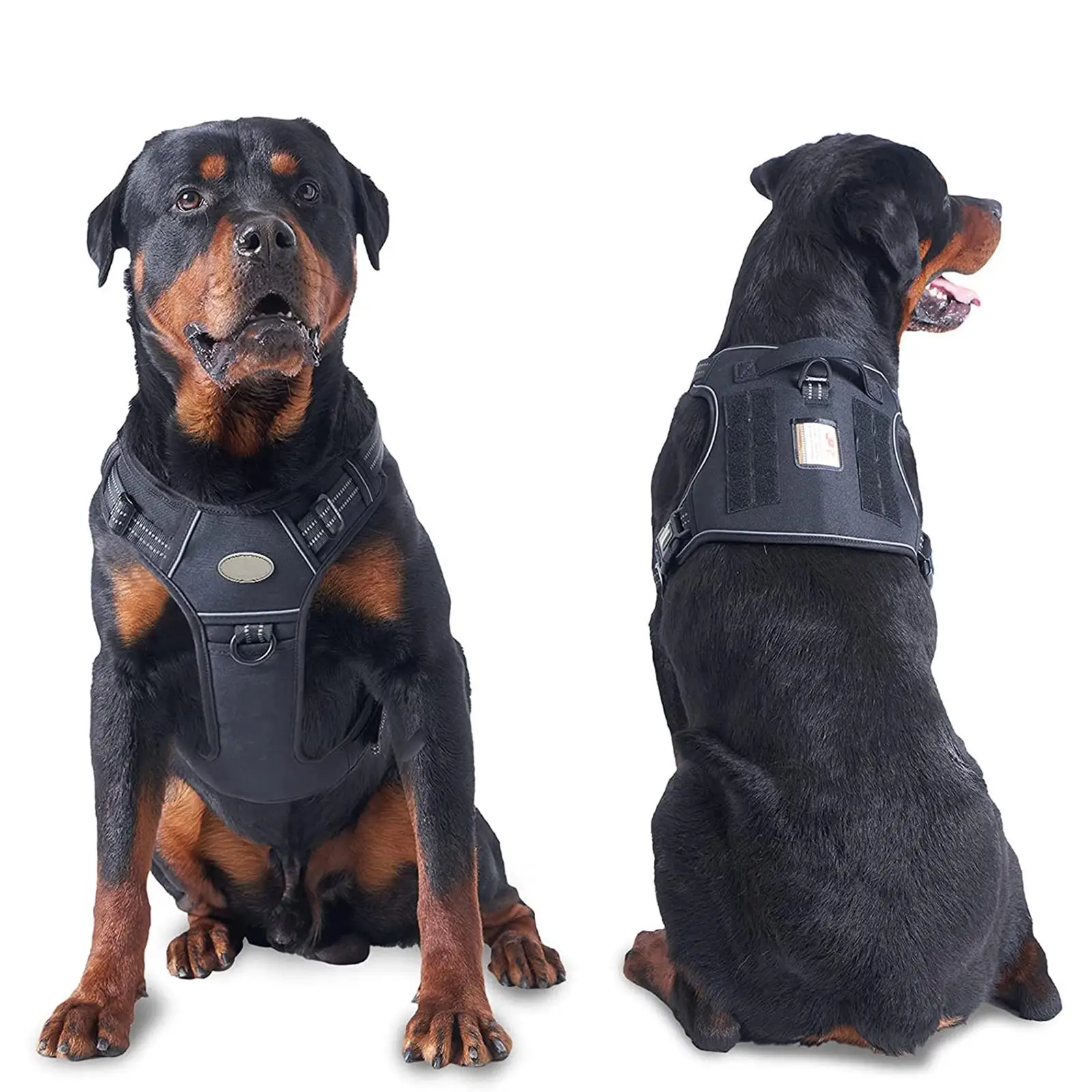 Reflective Training Dog Harness Comfortable for Small to Large Dogs Night Walking