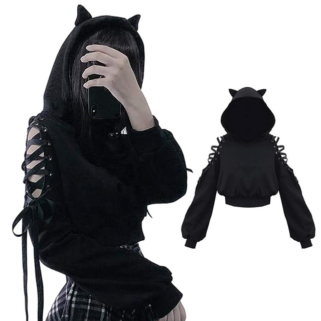 Ssundee Merch Hoodies Sweatshirts For Girls Cat Ear Crop Top Hoodie Youth  Streetwear Clothes - Hoodies & Sweatshirts - AliExpress