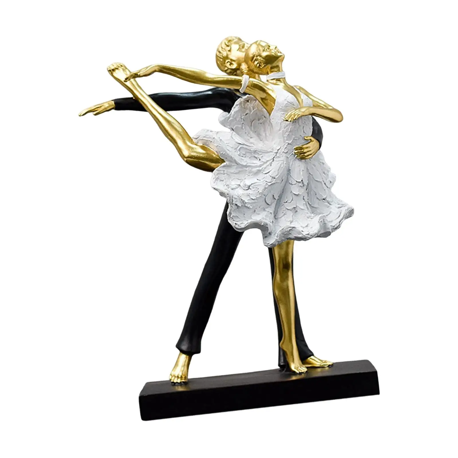 Couple Dancing Sculpture Ornament for Engagement Desktop Ballroom Dancers Ballet Lovers