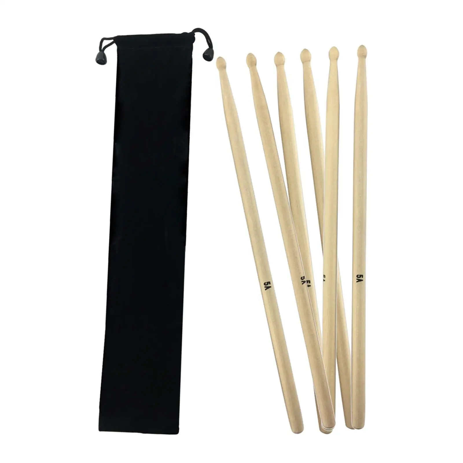 6Pcs Percussion Mallets Sticks with Carrying Bag Glockenspiel Sticks for Glockenspiel Practitioners Xylophone Woodblock Drum