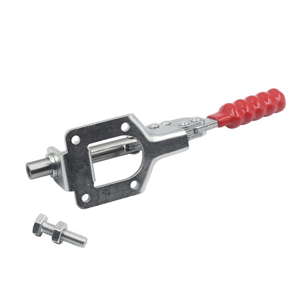 Adjustable Toggle Clamp, Quick Release Anti-Slip 32mm Stroke Hand Tool Toggle Latch Horizontal Clamp for Woodworking Welding