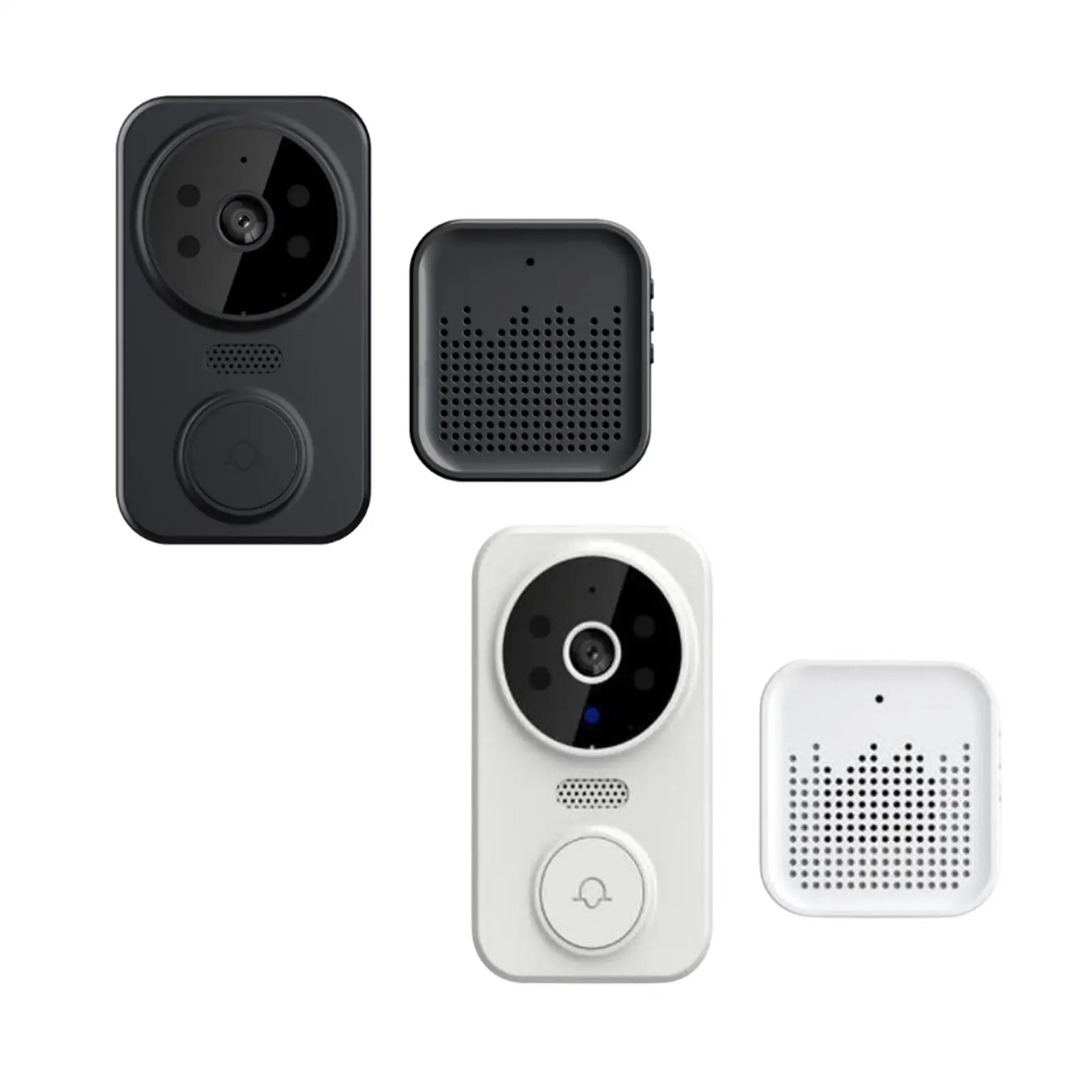 Wireless Doorbell Camera WiFi Doorbell Camera Smart Wireless Remote Video Doorbell HD Night Vision Door Chime for Office Home