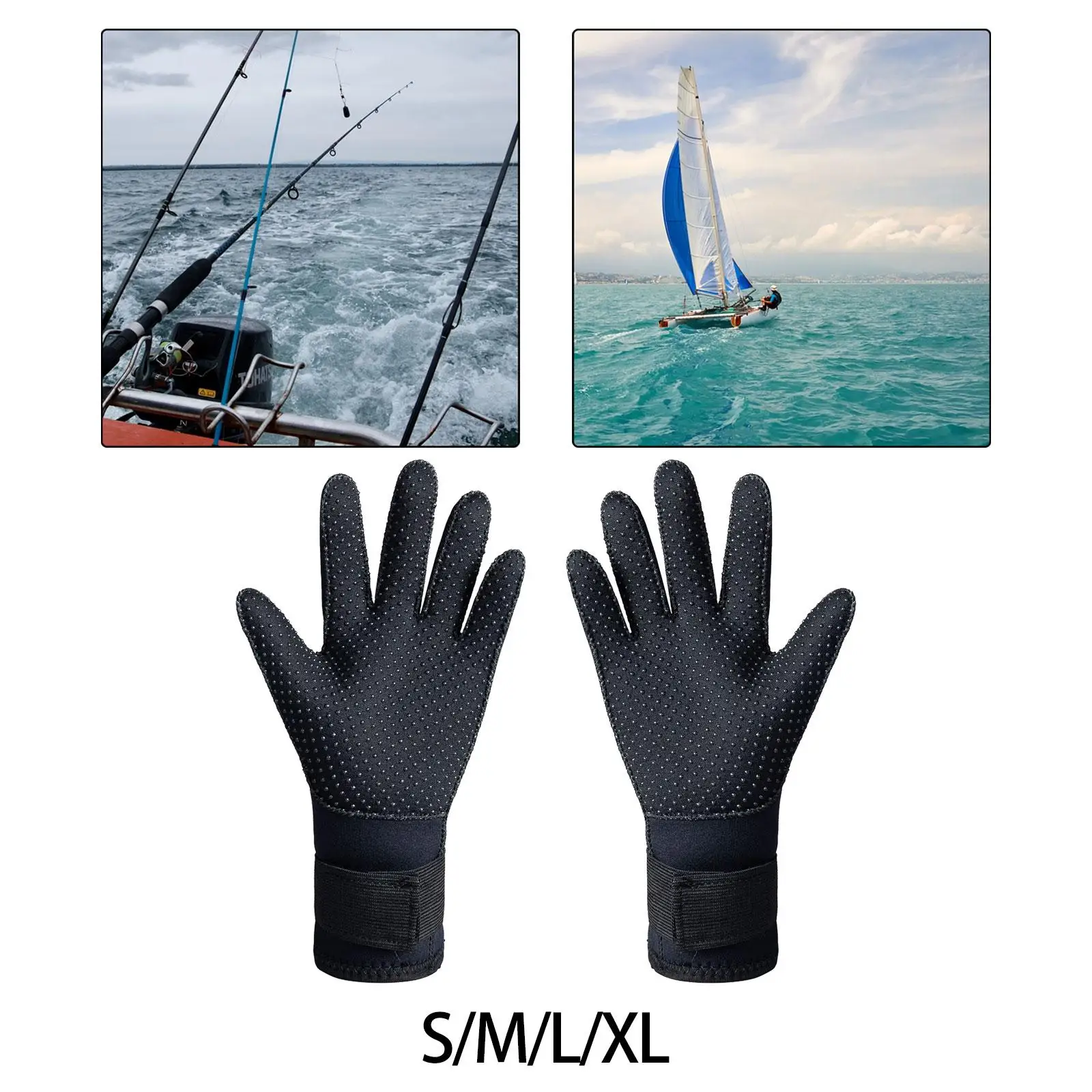 Diving Gloves Wetsuit Gloves Stretchy Neoprene Gloves 3mm Swimming Gloves for Women Men Paddling Canoeing Swimming Spearfishing