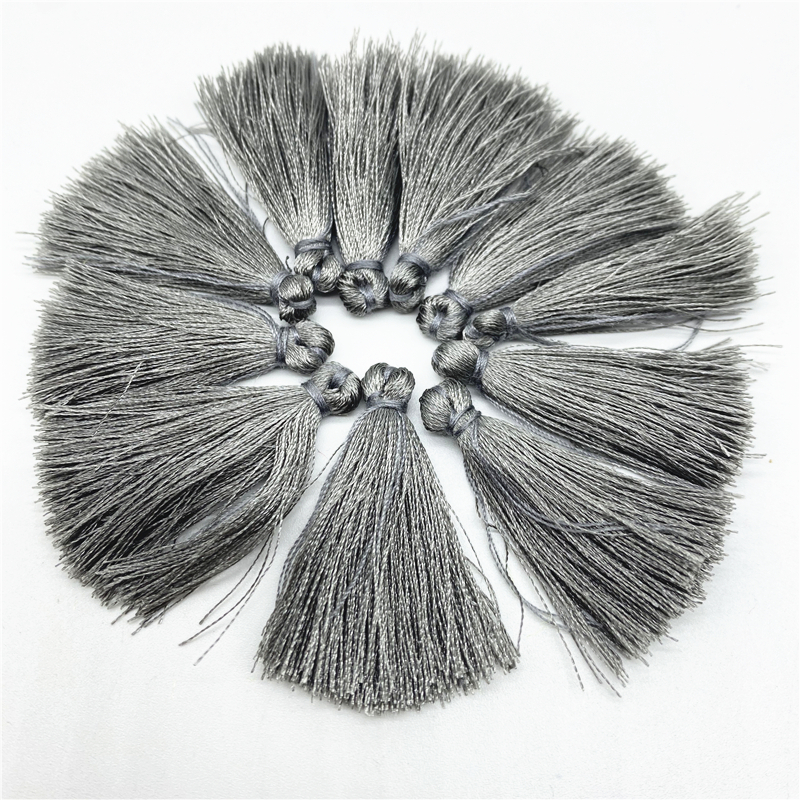 Description Picture 5 of item20pcs/Lot 4cm Polyester Small Tassels Fringe Cotton Tassels Trim For Sewing Curtains Accessories DIY Home Wedding Decoration