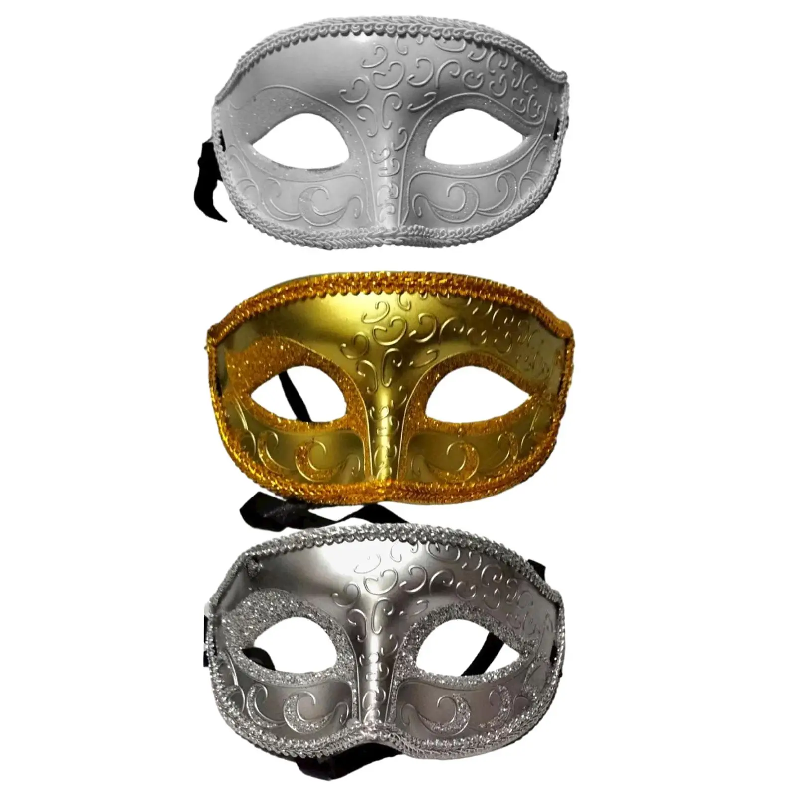 Masquerade Mask Prom Mask for Women Men Decorative Mardi Gras Mask Props for Club Masquerade Christmas Holiday Stage Performance